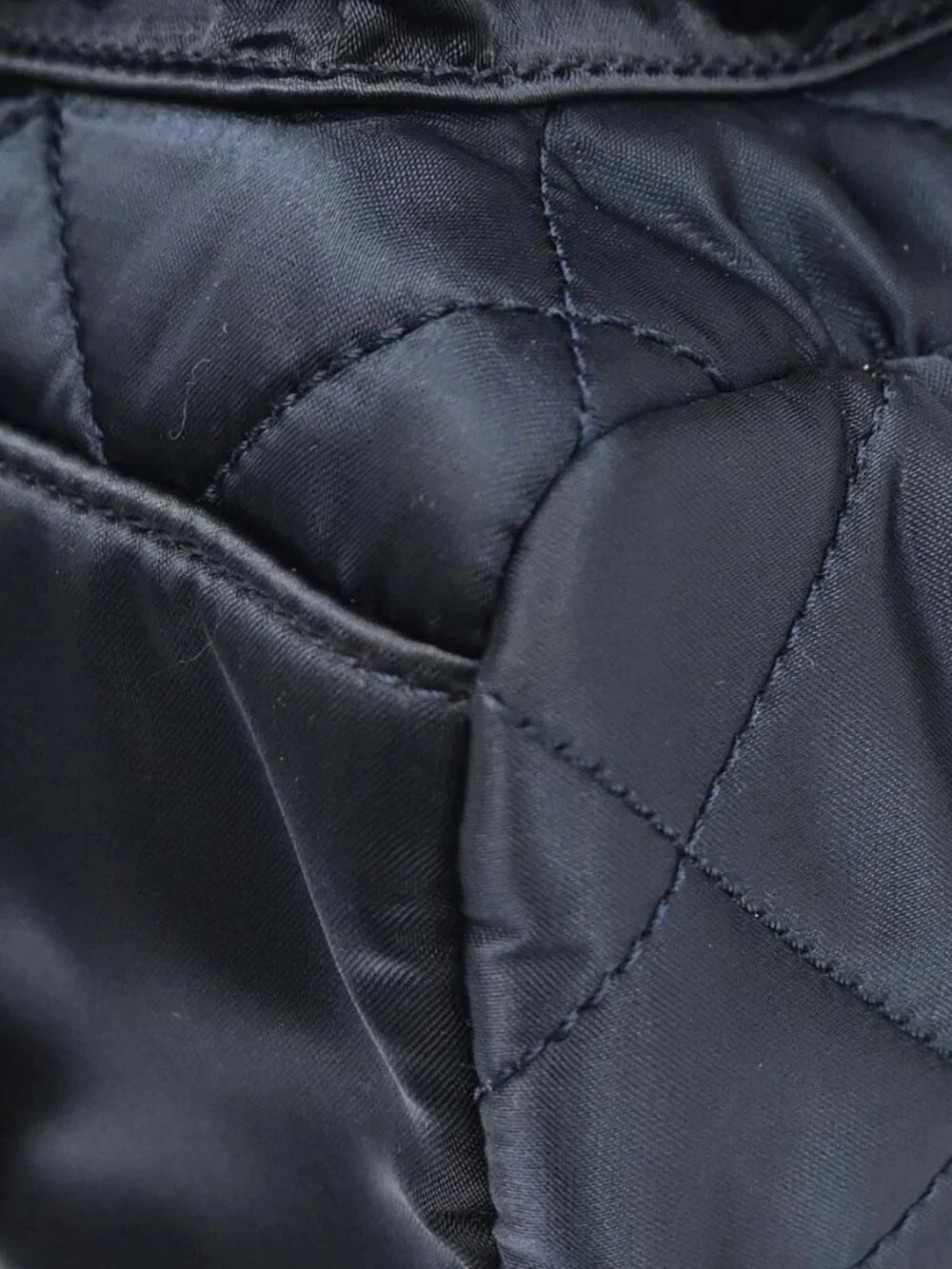 Chanel Navy Tweed Nylon